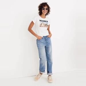 Madewell The Dad Jean Brenford Wash High Rise Boyfriend Jeans size 30